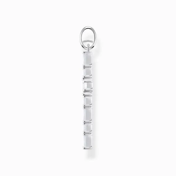 Thomas Sabo Sterling Silver Cross Pendant With White Zirconia Image 2 Harmony Jewellers Grimsby, ON