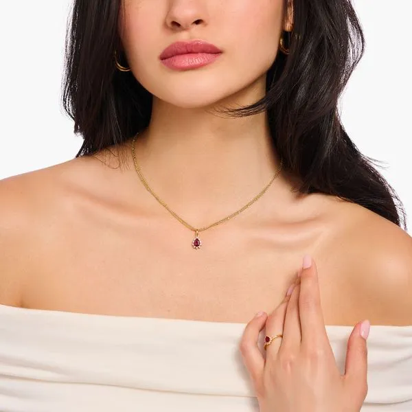 Thomas Sabo Gold-Plated Necklace With Pendant Vintage Romance Image 2 Harmony Jewellers Grimsby, ON