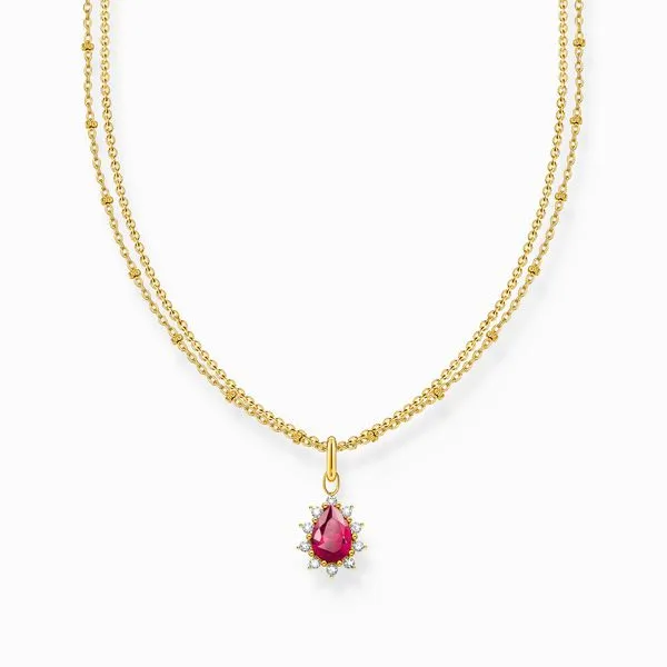 Thomas Sabo Gold-Plated Necklace With Pendant Vintage Romance Harmony Jewellers Grimsby, ON