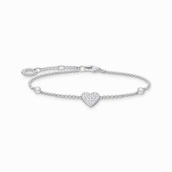 Thomas Sabo Sterling Silver Cubic Zirconia Heart Bracelet Harmony Jewellers Grimsby, ON