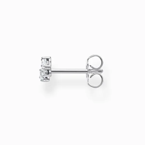 Thomas Sabo Sterling Silver CZ Single Ear Stud Image 2 Harmony Jewellers Grimsby, ON