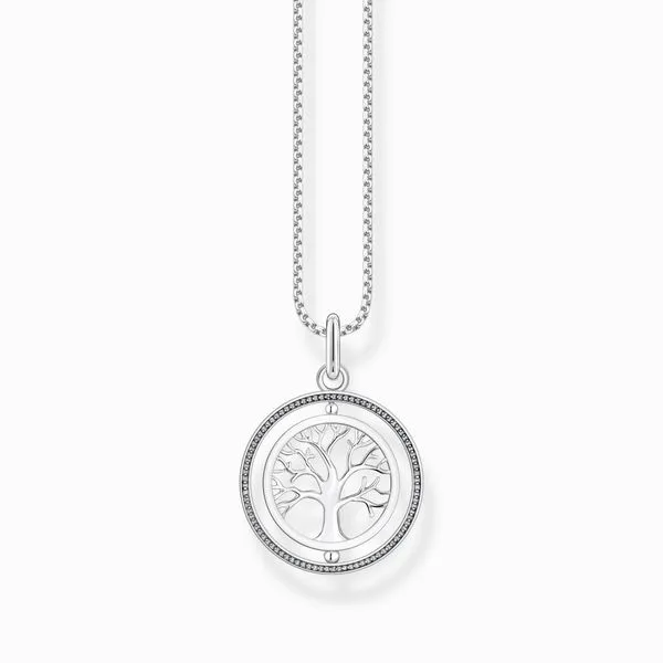 Thomas Sabo Sterling Silver Tree of Love CZ Necklace Image 2 Harmony Jewellers Grimsby, ON