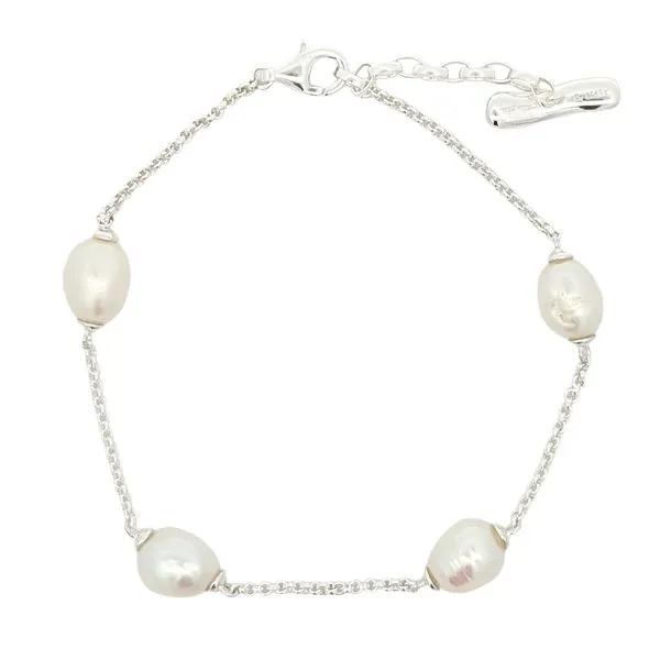 Thomas Sabo Silver Freshwater Pearl Natural Beauty Bracelet - 7