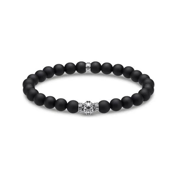 Thomas Sabo Sterling Silver Black Ornament Bracelet Harmony Jewellers Grimsby, ON