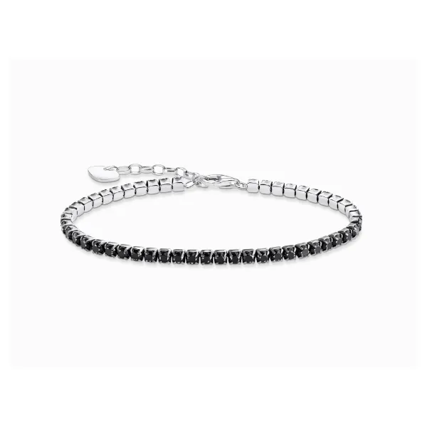 Thomas Sabo Silver Black Zirconia Tennis Bracelet Harmony Jewellers Grimsby, ON