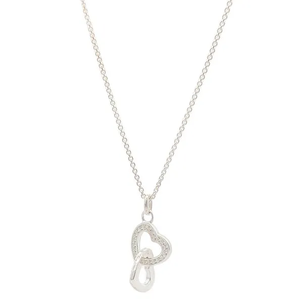 Thomas Sabo Sterling Silver CZ Linked Hearts Necklace Harmony Jewellers Grimsby, ON