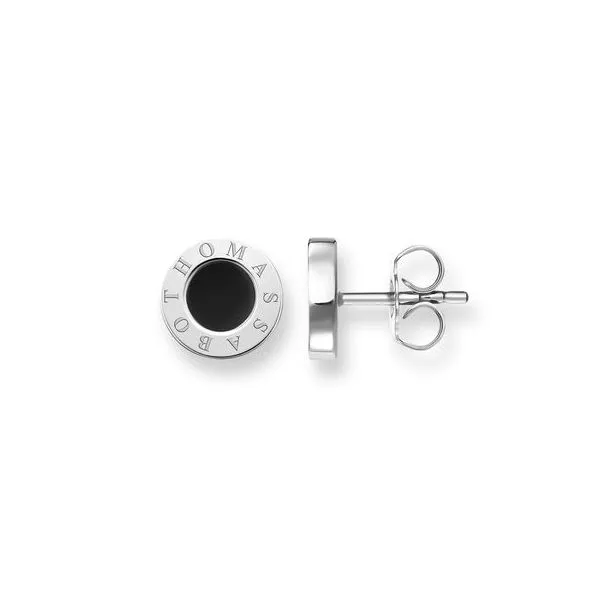 THOMAS SABO ear studs with dazzling onyx FINAL SALE Harmony Jewellers Grimsby, ON