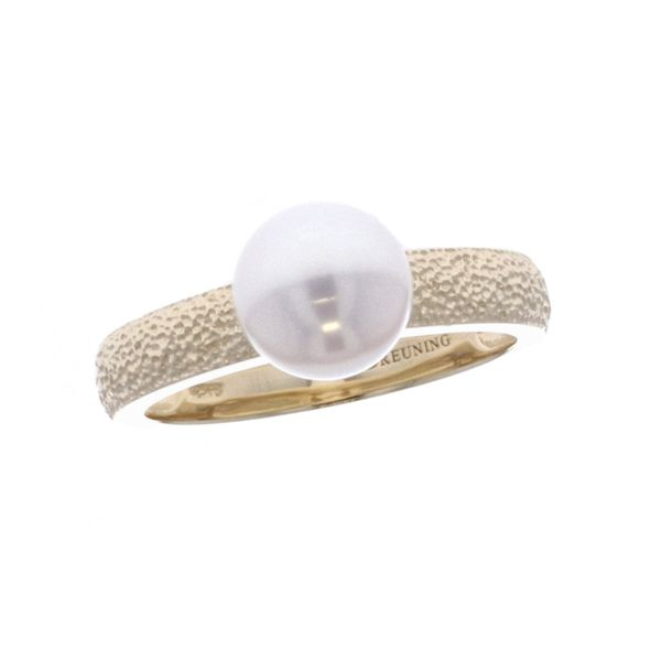 Sterling Silver Gold Plated Chinese Cultured Pearl Ring Harmony Jewellers Grimsby, ON
