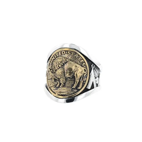 King Baby - Buffalo Nickel Cigar Band Ring Harmony Jewellers Grimsby, ON