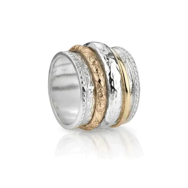 Namaste Meditation Spinner Ring Harmony Jewellers Grimsby, ON