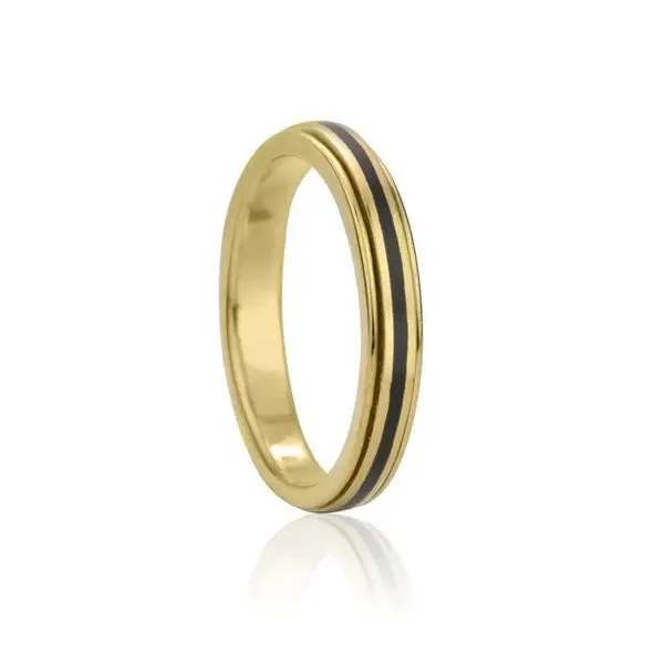 Shanti Yellow Gold Vermeil Meditation Spinner Ring Harmony Jewellers Grimsby, ON
