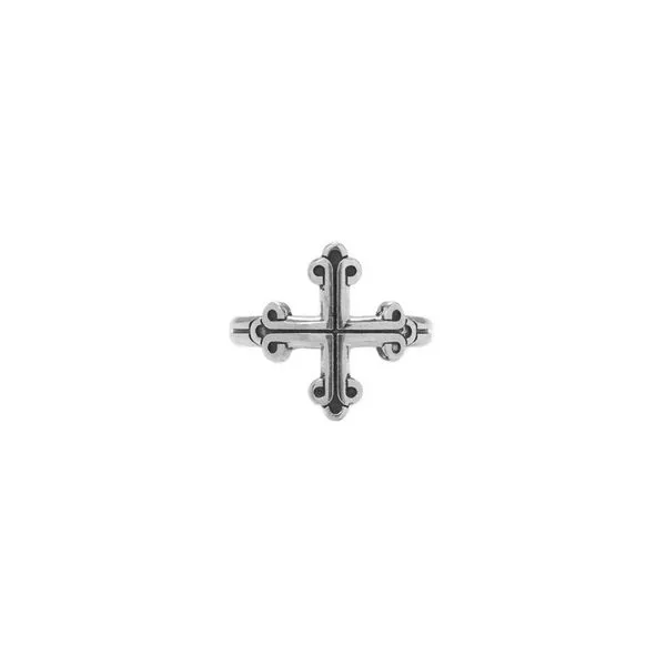 King Baby Sterling Silver Symmetrical Traditional Cross Ring Harmony Jewellers Grimsby, ON