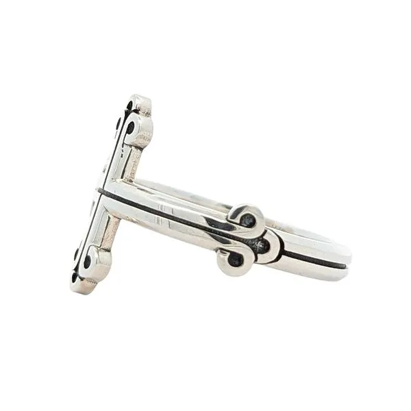 King Baby Sterling Silver Traditional Cross Ring Image 2 Harmony Jewellers Grimsby, ON