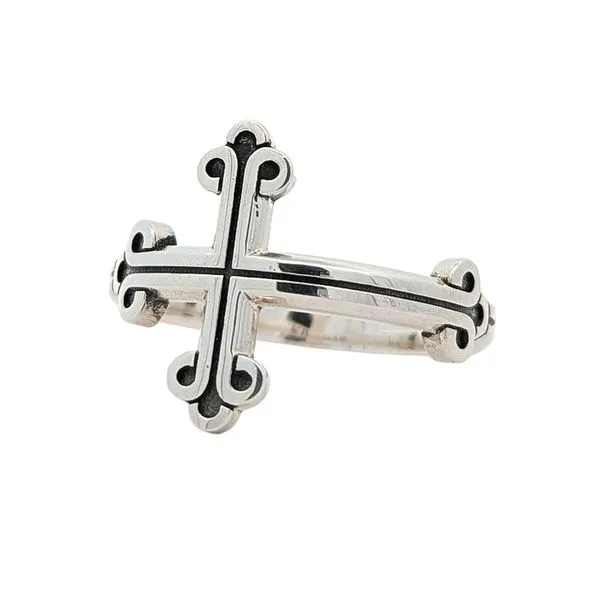 King Baby Sterling Silver Traditional Cross Ring Harmony Jewellers Grimsby, ON