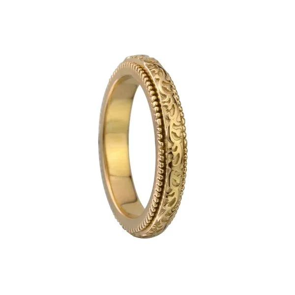 Sterling Silver Yellow Gold Vermeil Rosebud Meditation Spinner Ring Harmony Jewellers Grimsby, ON
