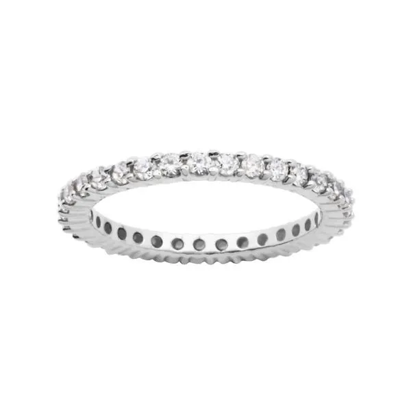 Reign Sterling Silver Rhodium Plated Eternity Ring Harmony Jewellers Grimsby, ON