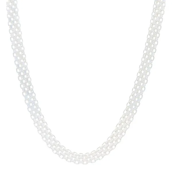 Sterling Silver Diamond Cut 16
