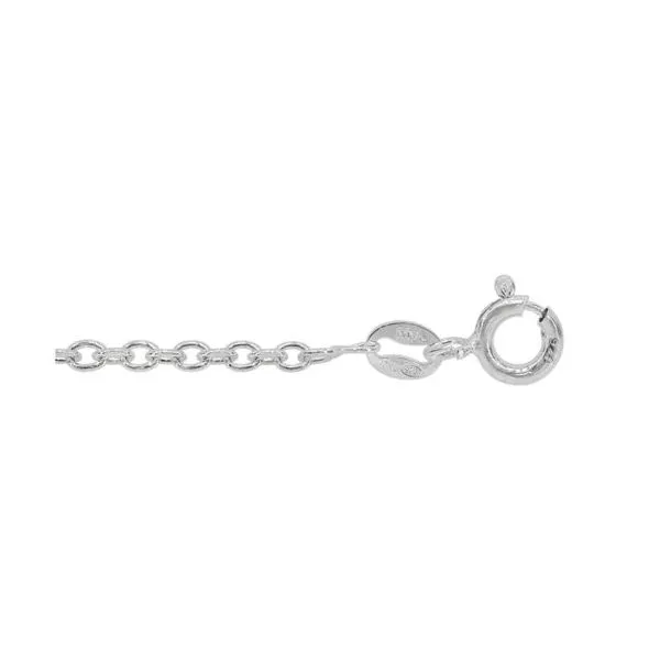 Sterling Silver 1.5mm Rolo Link Chain 18