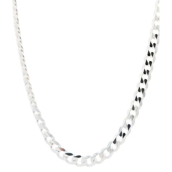 Sterling Silver 4.5mm Curb 20