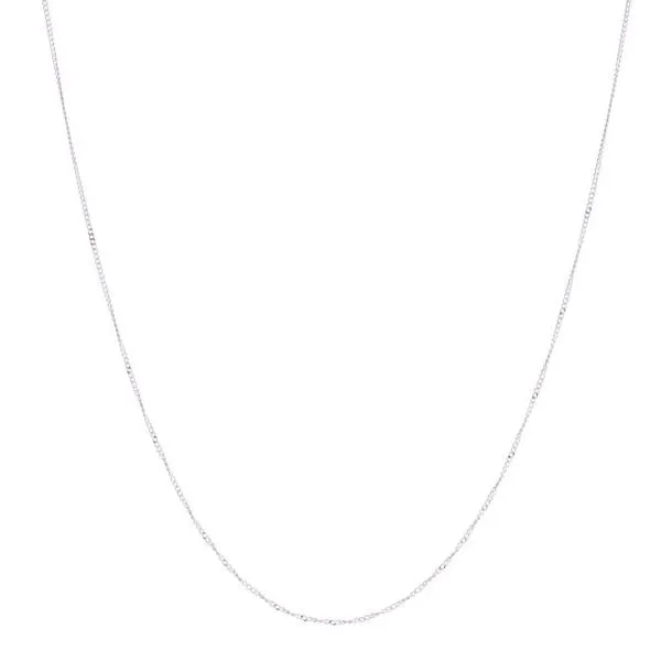 Sterling Silver 1.5mm Curb 18