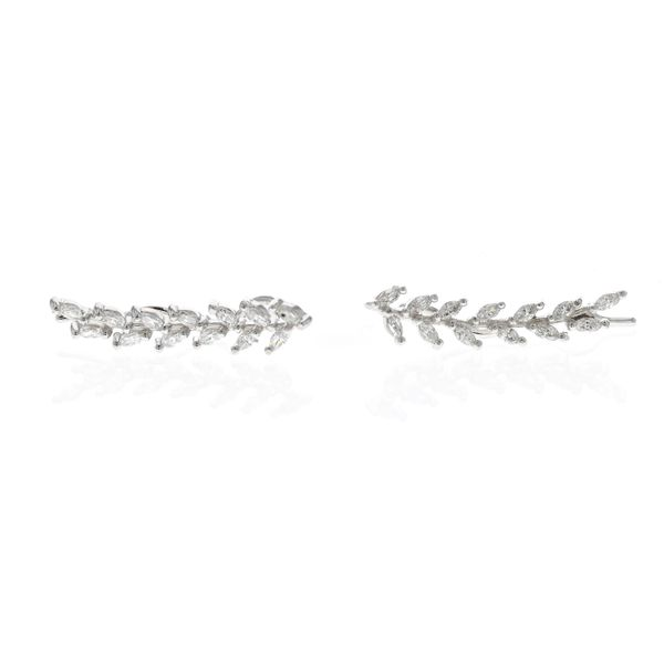 Sterling Silver Miss Mimi CZ Vine Climber Earrings Harmony Jewellers Grimsby, ON