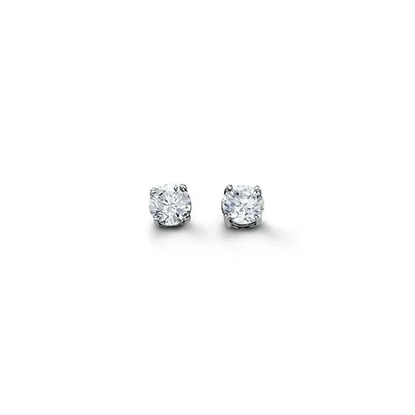 Sterling Silver 4mm CZ Stud Earrings Harmony Jewellers Grimsby, ON