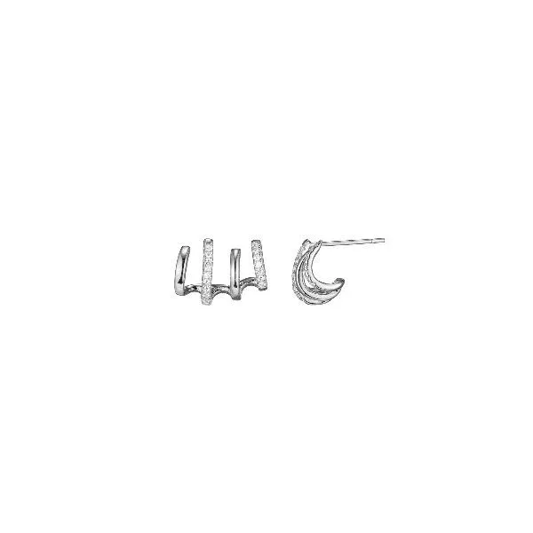 Reign Sterling Silver 4in1 CZ Stud Earrings Harmony Jewellers Grimsby, ON