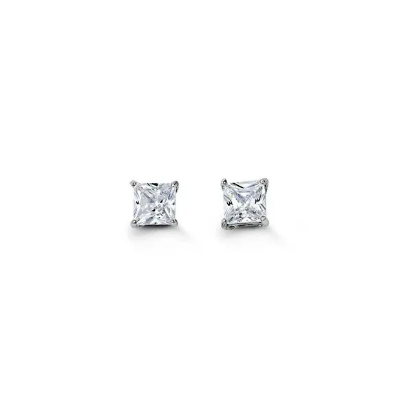 Sterling Silver 4mm CZ Stud Earrings Harmony Jewellers Grimsby, ON