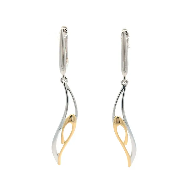 Sterling Silver Two-Toned Earrings Harmony Jewellers Grimsby, ON