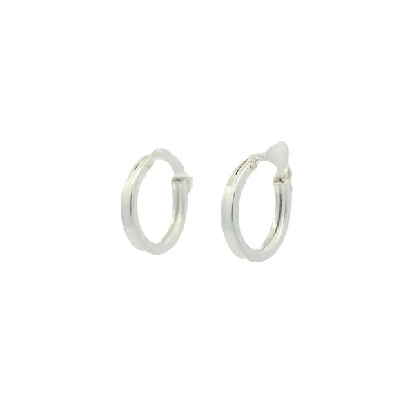 Sterling Silver 15mm Flat Round Hoop Harmony Jewellers Grimsby, ON