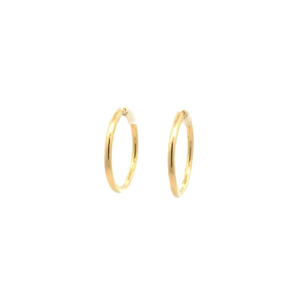 REIGN Sterling Silver Gold Plated Hoops Harmony Jewellers Grimsby, ON