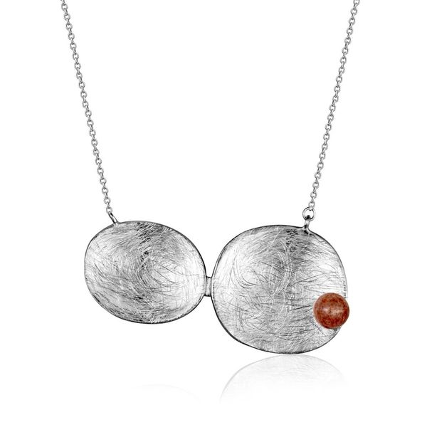Sterling Silver Red Seed Necklace Harmony Jewellers Grimsby, ON