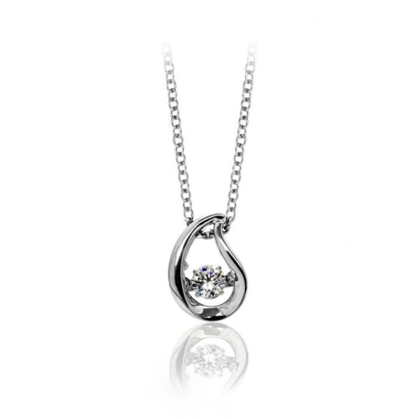 Sterling Silver CZ Teardrop Necklace Harmony Jewellers Grimsby, ON
