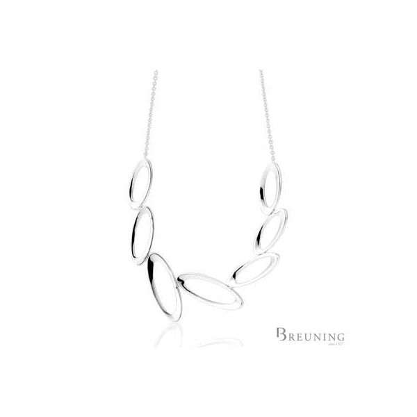 Breuning - Sterling Silver Rhodium Plated Necklace Harmony Jewellers Grimsby, ON