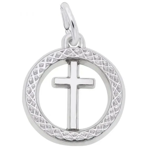 Sterling Silver Circle Cross Pendant Harmony Jewellers Grimsby, ON