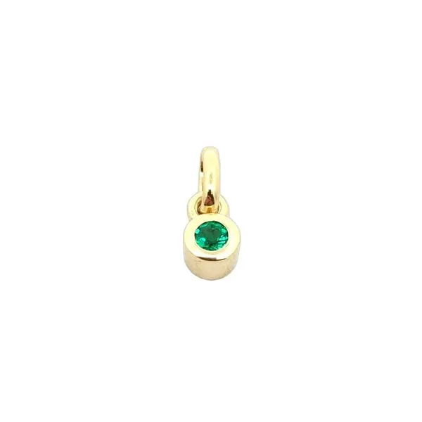Breuning Sterling Silver Birthstone Pendant- Emerald Harmony Jewellers Grimsby, ON