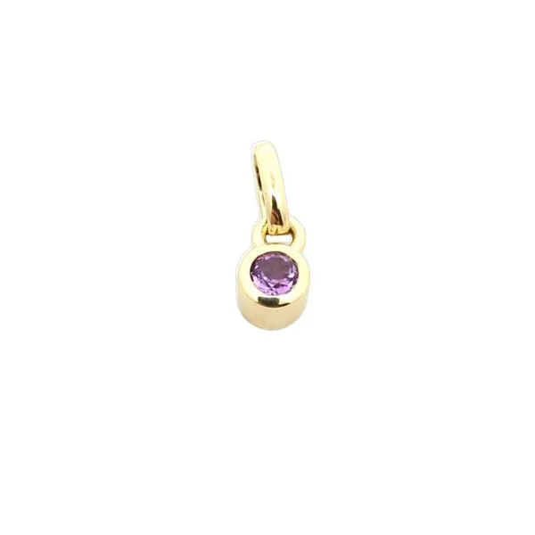 Breuning Sterling Silver Birthstone Pendant- February Harmony Jewellers Grimsby, ON