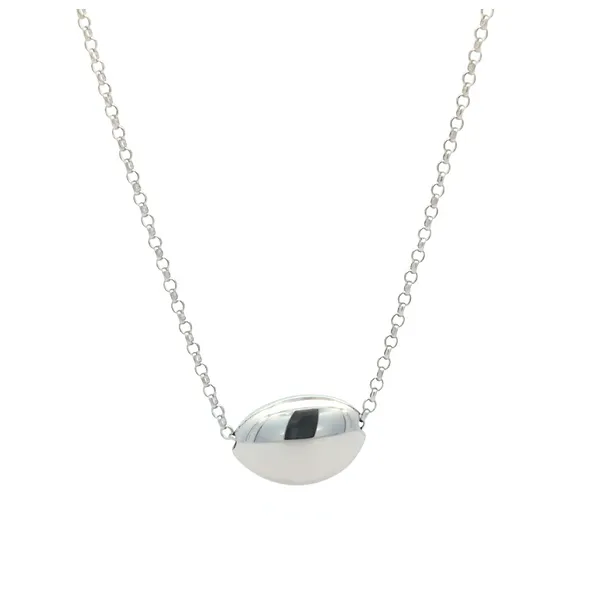 Reign Sterling Silver Gold Plated Pebble 16+2