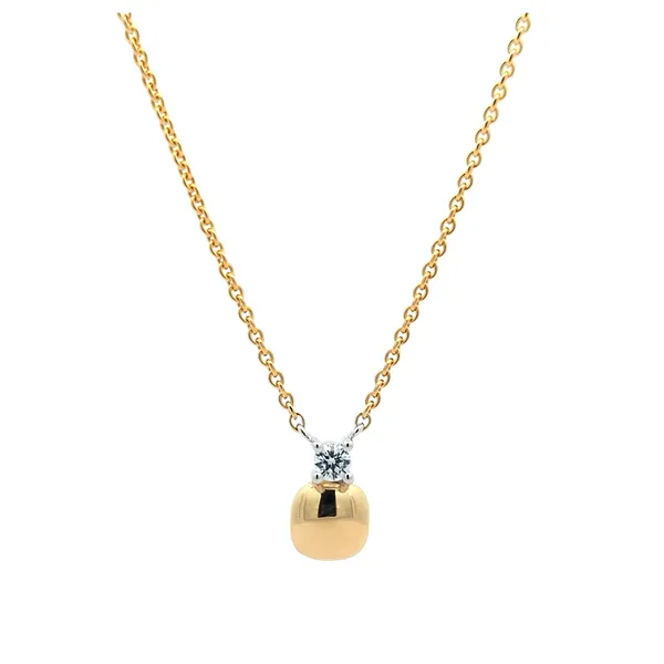 Sterling Silver Gold Plated Cubic Zirconia Necklace Harmony Jewellers Grimsby, ON