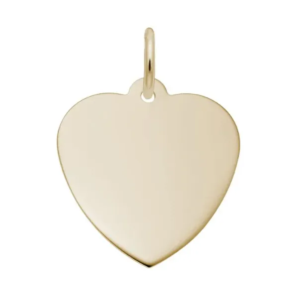 Sterling Silver Gold Plated Heart Pendant Harmony Jewellers Grimsby, ON