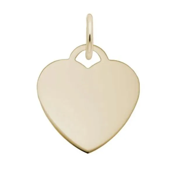 Gold Plated Small Heart Charm Harmony Jewellers Grimsby, ON