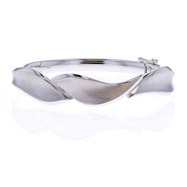 Sterling Silver Rhodium Plated Bangle Harmony Jewellers Grimsby, ON