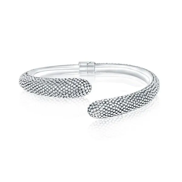 Sterling Silver Dotted Open Bangle Harmony Jewellers Grimsby, ON