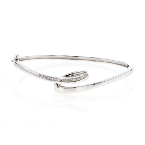 Breuning - Sterling Silver Rhodium Plated Genuine White Sapphire Bracelet Harmony Jewellers Grimsby, ON