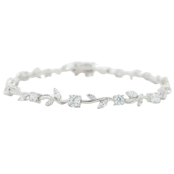 Reign Sterling Silver Cubic Zirconia 7.5