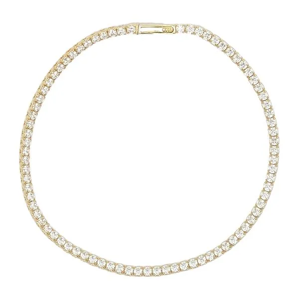 Reign Sterling Silver Gold Plated 7.5