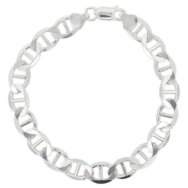 Sterling Silver 8.2mm Flat Gucci 8