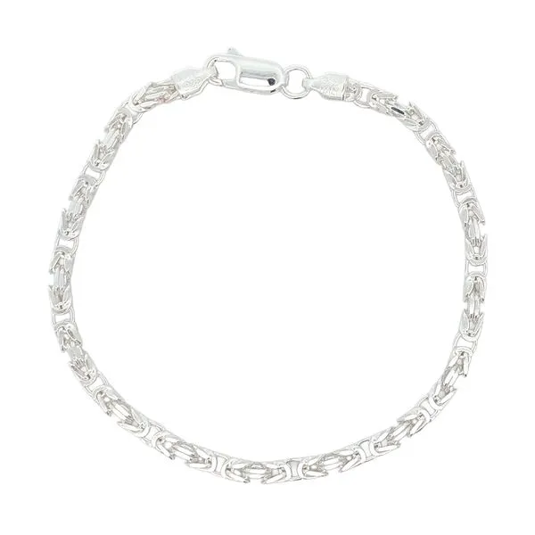 Sterling Silver 3mm Byzantine 7