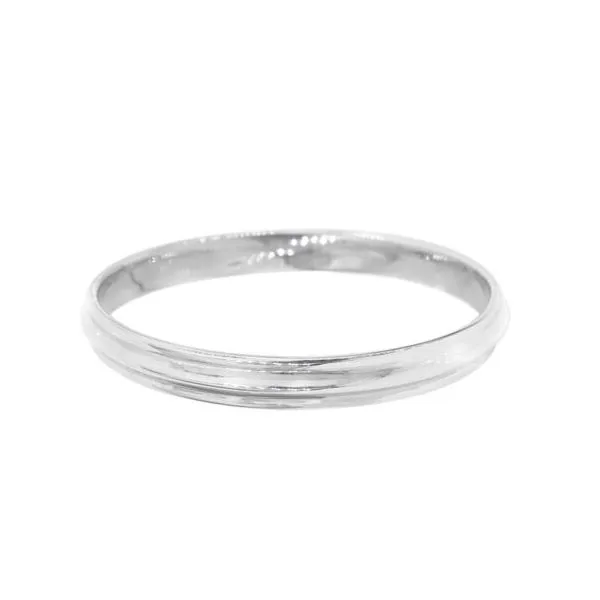 Sterling Silver 8 x 70mm Round Bangle Harmony Jewellers Grimsby, ON