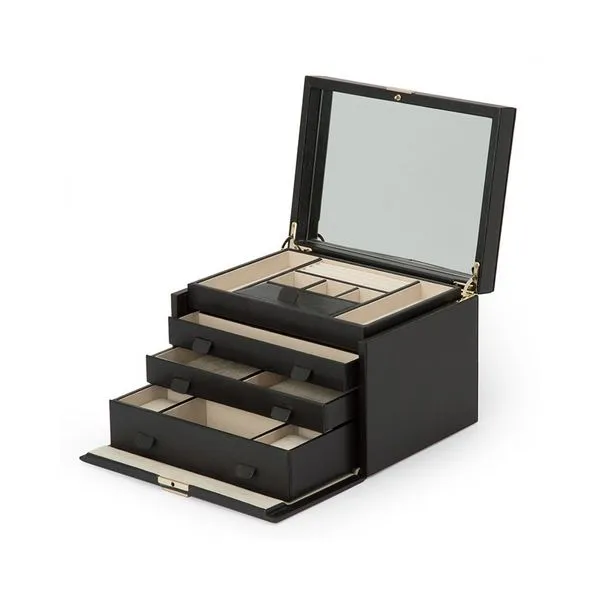 Palermo Large Jewellery Box Black Anthracite